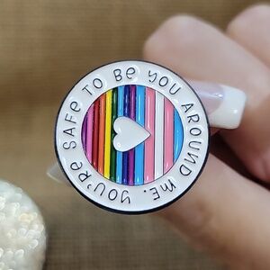 SAFE TO BE YOU LGBTQIA PIN